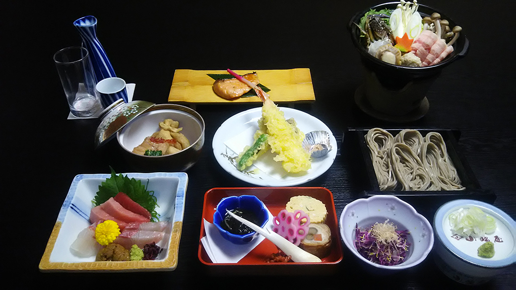十日町小嶋屋本店 4000円コース